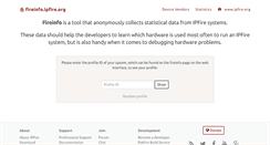 Desktop Screenshot of fireinfo.ipfire.org