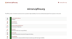 Desktop Screenshot of mirrors.ipfire.org