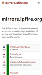 Mobile Screenshot of mirrors.ipfire.org