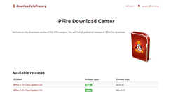 Desktop Screenshot of downloads.ipfire.org