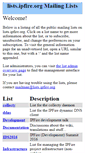 Mobile Screenshot of lists.ipfire.org